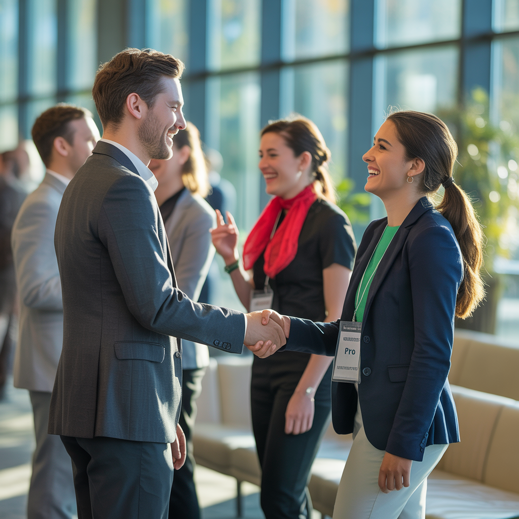 Réseautage lors d'un événement InvestCoach Pro